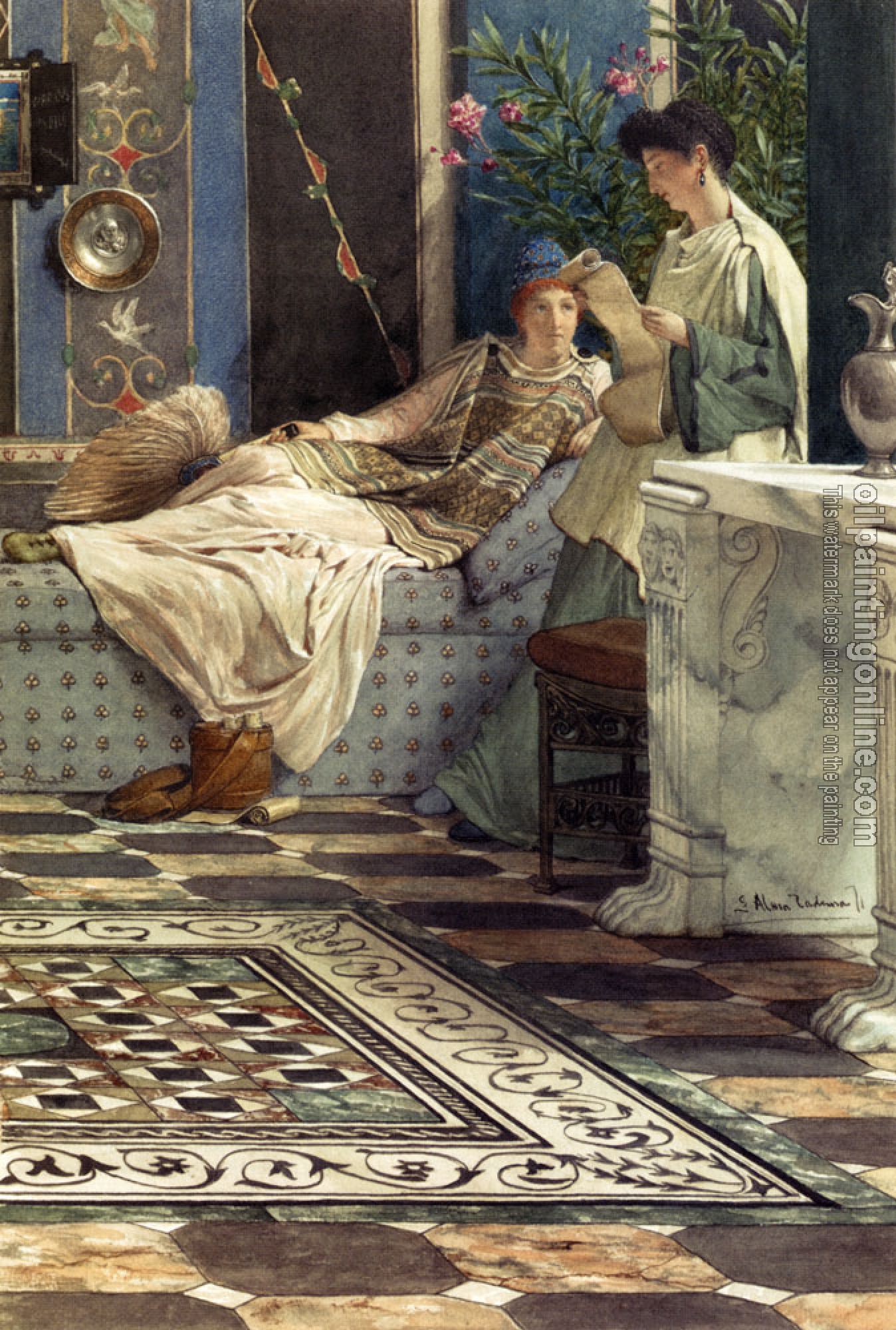 Ford Madox Brown - Alma Tadema Sir Lawrence From An Absent One